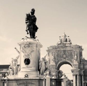 Reiterstatue "José I." in Lissabon